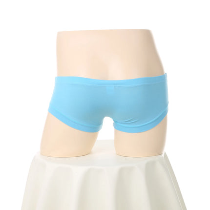 Men's Cotton Underwear Low-rise Mini Boxer Shorts Slim Underpants Very Low-rise Breathable Boxers Man Solid Color Lingerie