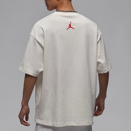 Nike Official Jordan Men's Soft Skin-Friendly Breathable Round Neck T-Shirt HJ3965-133