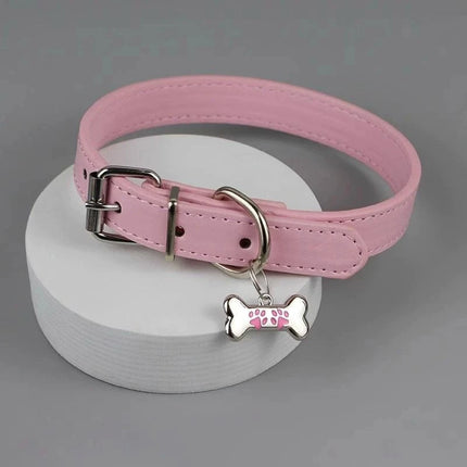 Trendy Punk Colorful Dog Claw Bone Necklace For Women Exquisite PU Leather Charms Choker Sweet Cool Party Jewelry Y2K Gifts
