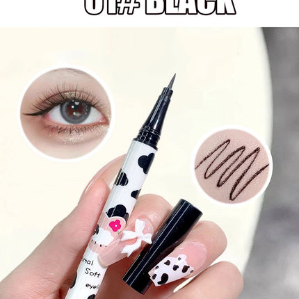 3 Colors Brown Lying Silkworm Liquid Eyeliner Pen Waterproof Big Eyes Makeup Smooth Quick-drying Women Cosmetics Beauty Tools