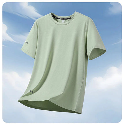 Men T Shirt 12xl 11xl 10xl Popular Tees Big Size 110-175kg 5XL 6XL 7XL Plus Size Spandex Round Neck Short Sleeve Oversized Tops