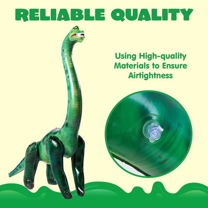 JOYFY 51" Brachiosaurus Inflatable Dinosaur Toy Party Decorations for Kids and Adults Birthday Party Chirstmas Gift