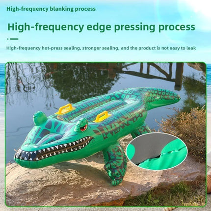 New Spot PVC Inflatable Crocodile Surfboard, Water Floating Row Outdoor Swimming Equipment Mount Water Ski Board