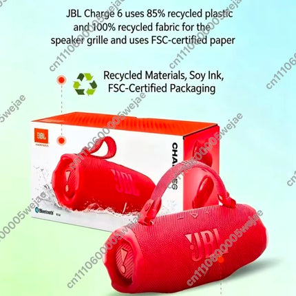 JBL Charge 6 Portable Speaker Pro Sound with AI Boost 28H PlaytimeIP68 Waterproof  Drop-proof Powerbank Function for Outdoor