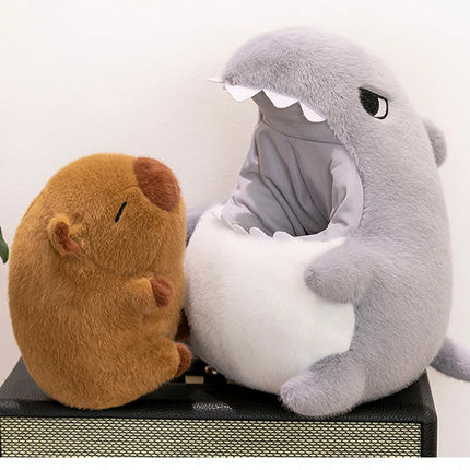 New Crocodile Capibala Plush Toy Simulation Capybara Anime Fluffty Toy Cute Animals Stuffed Pillow Doll Kids Birthday Gifts Toy