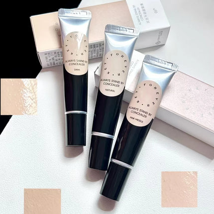 Foreverkey Concealer Cream Liquid Foundation For Dark Eye Circles Pimple Mark Waterproof Longlasting Smooth Makeup 10g