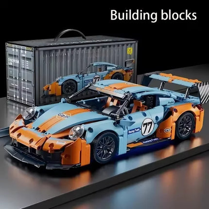 1:14 Building Blocks Car Set Construction Toy,Design Collectable Model Car Building Kit Scale Sport Car for Children Adult Gifts