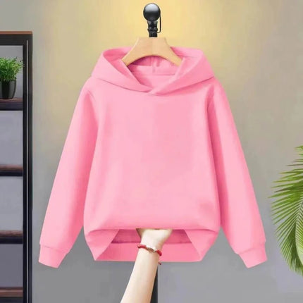 White black Children's Hoodie Sweatshirt Boys Clothing Girls red pink Coat Casual Kids Toddler 3-12 Year tops Clothes New
