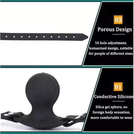 Built in Ball Gag silicone Mouth Plug Electric Shock Open Mouth Gag Bdsm Slave Fetish Dilatation Ball Oral Sex Toys For Couple18