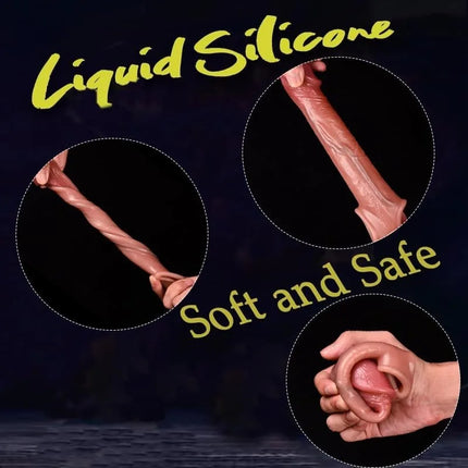 Reusable Penis Sleeve with Cock Ring Sex Toy Penis Extender Penis Enlarger Penis Pump Enlargement Adult Sex Toys for Men Couples