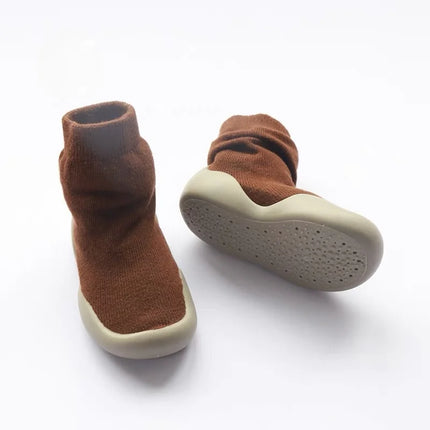 Baby Walking Shoes Spring and Autumn Children's Solid Color Anti-Slip Children's Shoe Socks Floor Socks for Boys and Girls