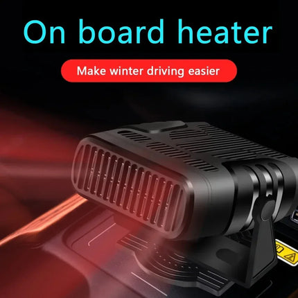 200W Dryer Windshield Defogging Car Heater 12V/24V Heater Portable Defogger Defroster Heating Fan Household Heater 2026 New