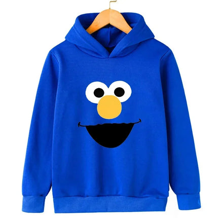 Spring and Autumn Cartoon Print Children's Hooded Hoodie Top New Casual Fashion Kid Sweatshirt Coat Boys/Girls Hooded Pullover
