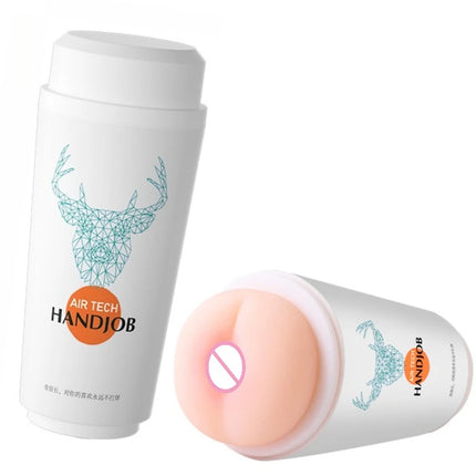 Discreet Milk Tea Cup Male Masturbator, Portable Reusable Pocket Pussy, Design for Privacy Travel-Friendly Adult Toy for Men 18+