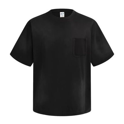 2026 summer washed T-shirt with pocket