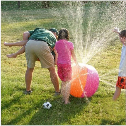 75CM Inflatable Water Spray Ball Sprinkler for Kids - Outdoor Summer Novelty Lawn Swim Garden Toy for Children