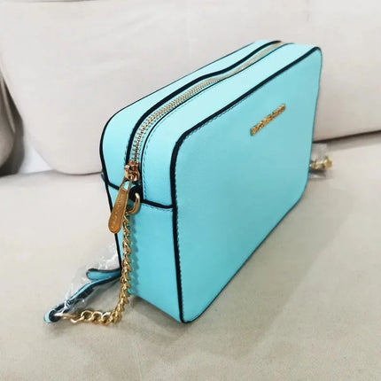 Vintage Crossbody Bag PU Leather Chain