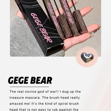 Gege Bear Long Curling Mascara Natural Curling Waterproof Long-lasting Setting Non-smudged Eyelash Primer