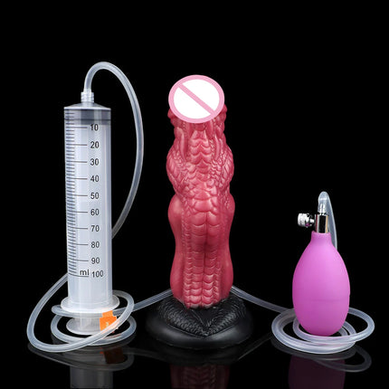LEZEE Inflatable Dildo Soft Silicone Dog Dildos Squirting Penis Soft Buttplug Penetration Anal Plug Sex Toys For Women