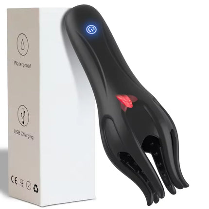 Penis Trainer Vibrator Male Portable Glans Oral Stimulator Tongue Licking Massager Delay Ejaculation Masturbator Sex Toy for Men