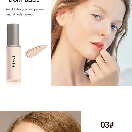 Liquid foundation naturally brightens makeup, it's not easy to get stuck. Powder isolation bb cream, plain face cream, concealer