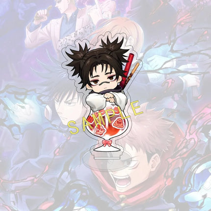 Anime JUJUTSU KAISEN 10CM Acrylic Cute Character Yuta Okkotsu Standing Model Desktop Decoration Fan Gift Keychain