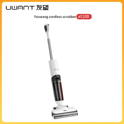 UWANT XT100 Robotic Floor Washer, Wireless Mopping Machine 120AW Suction Self-Cleaning&Drying, for Pet Hair/Cleaning Hard Floors