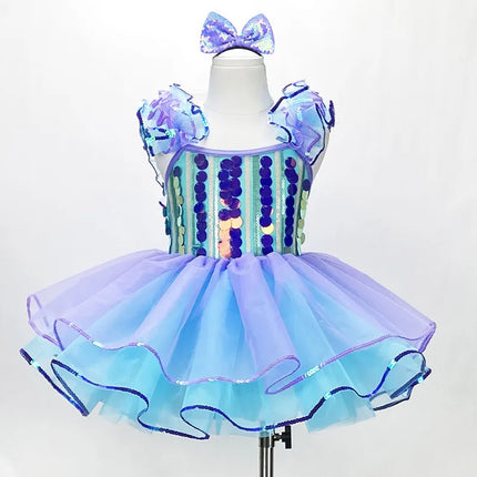 Children Ballet Dress Girls Clothing Summer Baby Ballerine Dance Costumes Party Girl Ballet Leotards Kids Dresses Tutu Vestidos