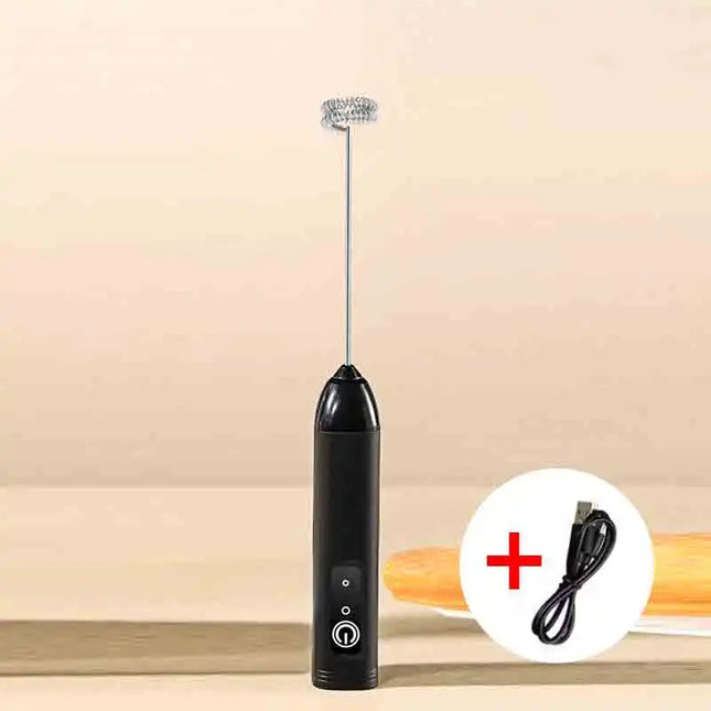 Diwiter Electric Milk Frother Handheld Egg Beater Foamer Coffee Maker Electric Blender Mixer Mini Portable Blender Kitchen Tool