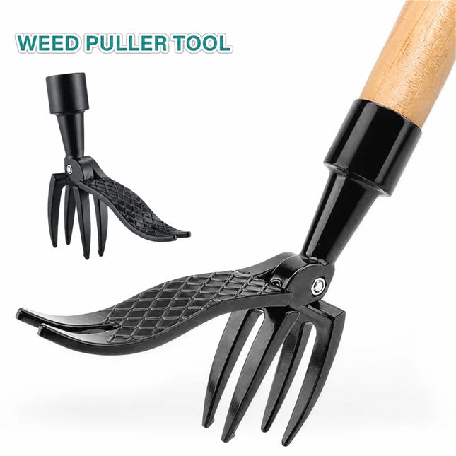 Weeding Head Replacement Claw Foot Pedal Weed Puller Stand Up Gardening Digging Weeder Alone Root Remover And Alone Handle