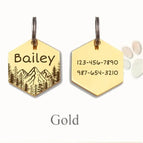 Gold / L 1.19X1.375Inch