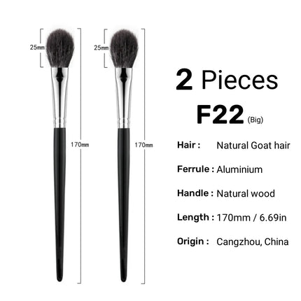 New Highlighter Makeup Brush Natural Goat Hair Beauty Cosmetics Tools
