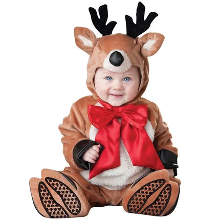 2024 New Arrival High Quality Baby Boys Girls Halloween Dinosaur Costume Romper Kids Clothing Set Toddler Co-splay Triceratops