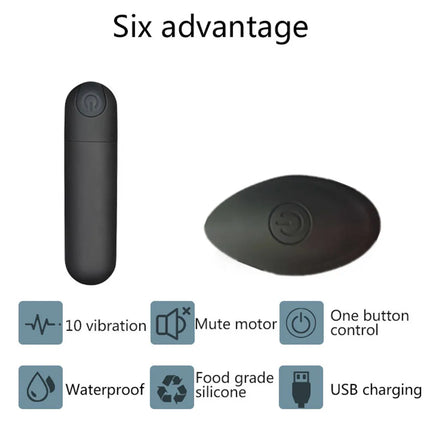 USB Charge Remote Control Mini Powerful Bullet Vibrator Clitoris Stimulator Vaginal Adult Sex Toys for Women Masturbator Shop