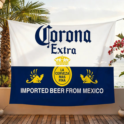 Fashion C-Corona E-Extra Beer flag For Living Room Home Dorm Decor Wall Outdoor Camping Party Banner Gifts