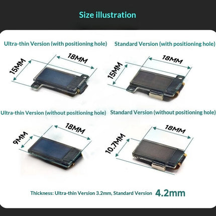 The Smallest Ever 0.5 Inch OLED Digital Voltmeter 0-30V Ultra Thin High Precision 2/3 Wire New Arrival