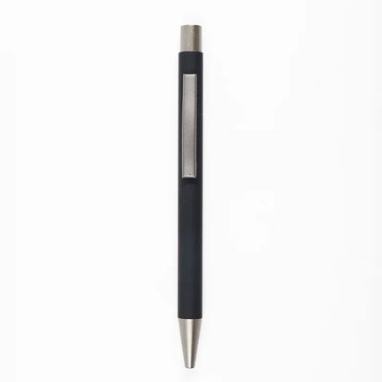 20-200 Pens Wholesale Metal Ballpoint Pen Advertising Pen Rubber Texture Custom Logo Text Laser Engraving Customizable Name Logo