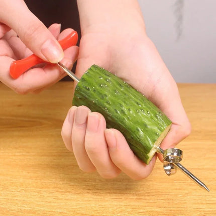 1/2Pcs Manual Roller Spiral Slicer Radish Potato Tools Vegetable Cutter Kitchen Fruit Carving Tools
