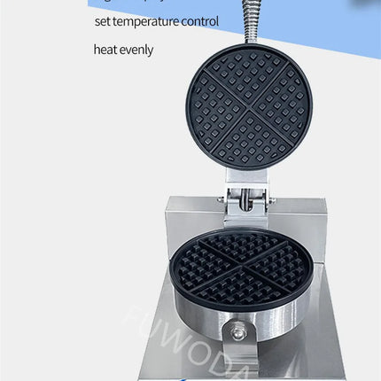 110V 220V Delicious Muffin Maker 1200W Bubble Egg Waffle Making Machine Electric Commercial Grid Cake Maker Round Waffle Machine