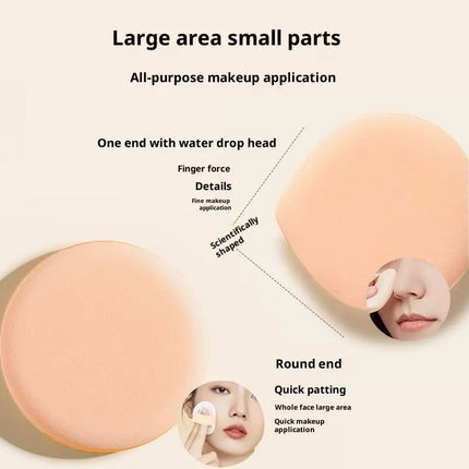 Colorful Teardrop Foundation Makeup Sponge - Powder Puff That Doesn't Eat Your Makeup - Essential Makeup Tool Accessory