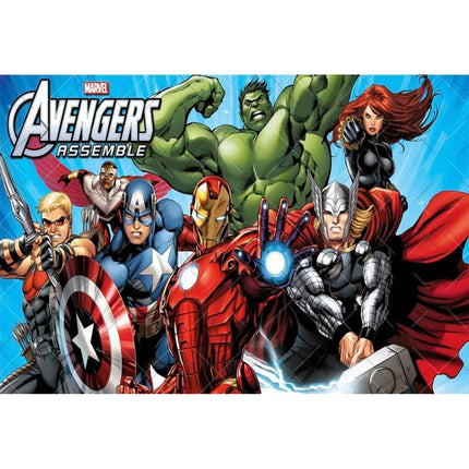 Marvel Superhero Backdrops Cartoon Avengers Theme Kids Boys Birthday Party Decor Photography Background Photo Photographic Props