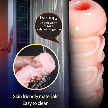 Masturbation Male Cup Adult Masturbation Device Flesh Cup Powerful Vagina Big Ass Pocket pussy sex toys for men