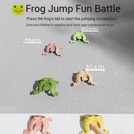 15Pcs Jumping Frog Toy Bounce Frogs Anxiety Toy  for Kids Assorted Stress Relief Toys Children Parent-child Birthday Party Gift