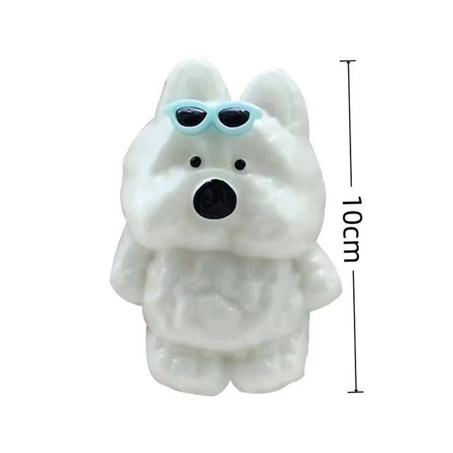 Stress Relief Toy Squishy Westie Dog Ball Slow Rebound Decompression Fidget Toy Desk Toy Gift