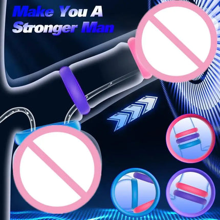 New 3Pcs Men Or Couples Reusable Silicone Cock Penis Rings Enlargers Erection Enhancing Long Lasting Ejaculation Adult Sex Toys