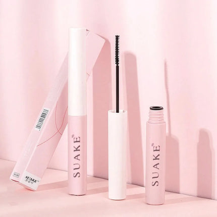 Black Brown Mascara Slim Brush Head Long Curled Eyelash Lift Cream Not Easy To Smudge Lashes Lengthening Pigment Big Eyes Makeup