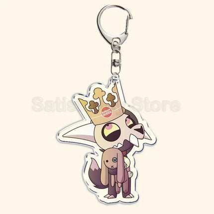 The Owl House Keychain Luz Noceda King Eda Hooty Acrylic Key Chain Pendant Key Ring Keychains for Bag Pendant Aaccessories Gift