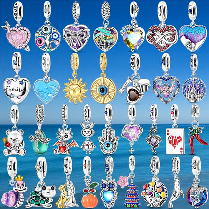 925 Sterling Silver Girl Holding Puppy Charm Love Tree of Life Fit Original 925 Bracelet For Women DIY Birthday Gift Jewelry