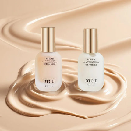 OTOU 30ml Liquid Foundation Concealer Long-Lasting BB Cream Waterproof Suitable for Dry to Oily Skin Brightening Skin Care