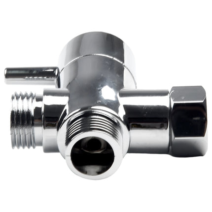 3 Way Shower Head Diverter Valve T Adapter Bath 1/2 Shower Head Mount Valve Diverter ABS Converter Bathroom Accessories